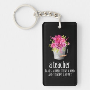 Gifts Teacher Een leraar neemt een handje Sleutelhanger