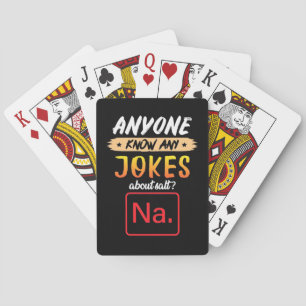 Gifts Teacher Iedereen kent snoep over zout Pokerkaarten