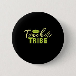 Gifts Teacher Leraar Tribe Ronde Button 5,7 Cm