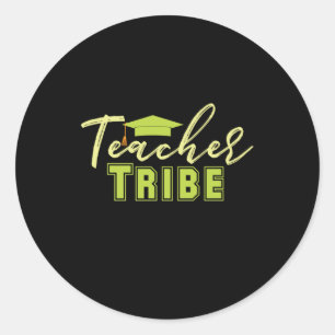 Gifts Teacher Leraar Tribe Ronde Sticker