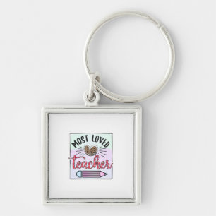 Gifts Teacher Meest geliefde leraren Sleutelhanger