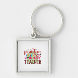 Gifts Teacher Wiskunde probleemoplosser leraar Sleutelhanger