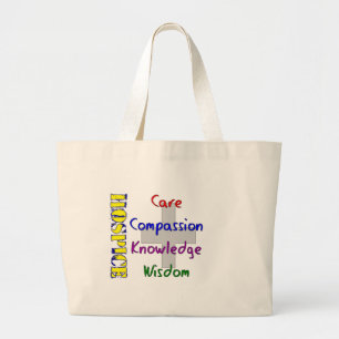 Gifts van de Arbeider van het Hospice Grote Tote Bag