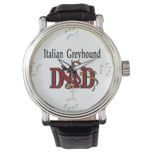 Gifts van Greyhound Dad Horloge