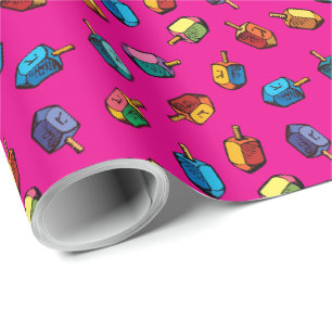Giftwrap - Chanukah Gift Wrapping Paper - Judaica Cadeaupapier