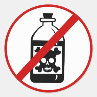 gifvrij ronde sticker