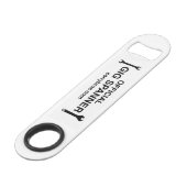 Gig Spanner (officieel) Speed Flessenopener (Voorkant Gekanteld)