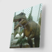 Giganotosaurus Dinosaur Wall klok (Hoek)