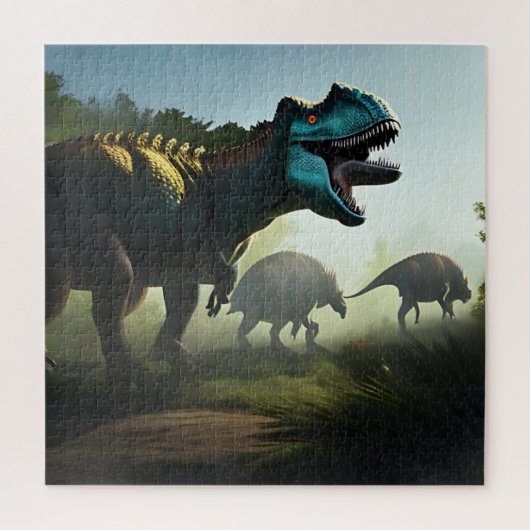 Giganotosaurus Dinosaures Prowling, Jigsaw Puzzle (Vertical)