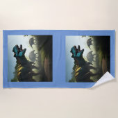 Giganotosaurus Dinosaures Prowling, Serviette de p (Devant)