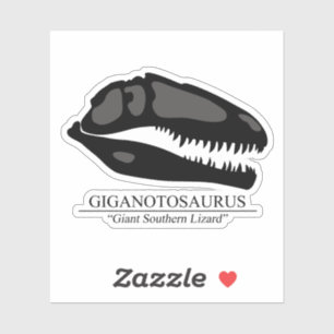 Giganotosaurus Schedel Sticker
