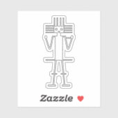 Gigante de Atacama Sticker (Vel)