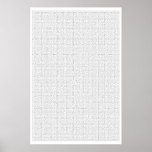 Gigantic Maze Poster