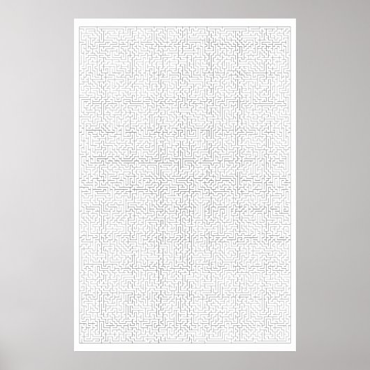 Gigantic Maze Poster (Voorkant)