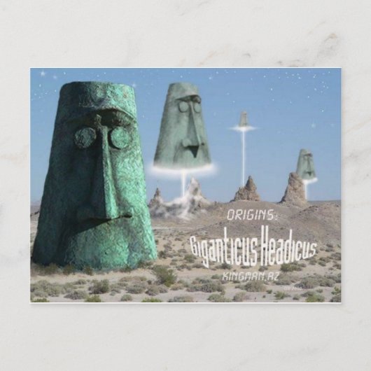 Giganticus headers origine briefkaart (Voorkant)