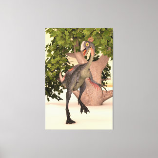 Gigantoraptor Forest Guardian Canvas Afdruk