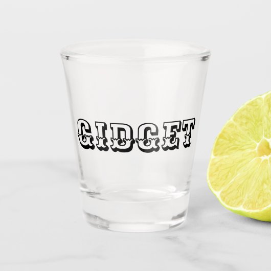Gigdet Shot Glas (Voorkant)