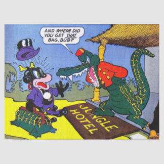 Giggle Crocodile Alligator Animal  Comics Tissuepapier