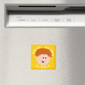 Giggle Faces Boy Redhead Magneet (Insitu (Vaatwasser))