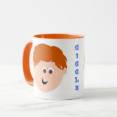 Giggle Mokken Boy Red Head (Voorkant links)