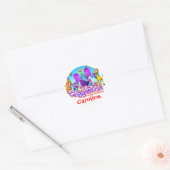 GiggleBellies + Sticker pour le nom de votre enfan (Enveloppe)