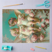 Giggling Girls cherubs Weefpapier Tissuepapier (Craft)