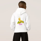 Giggling Leaf Invaders" - Fun Caterpillar T-shirt (Dos entier)