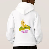 Giggling Leaf Invaders" – Leuk Caterpillar T-shirt