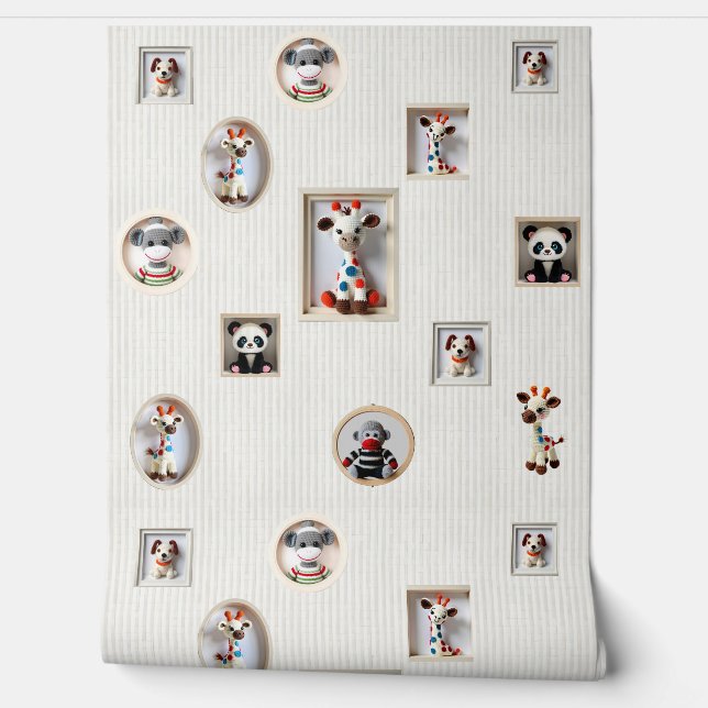 Giggly Giraffe Garden Behang (Afrollen)