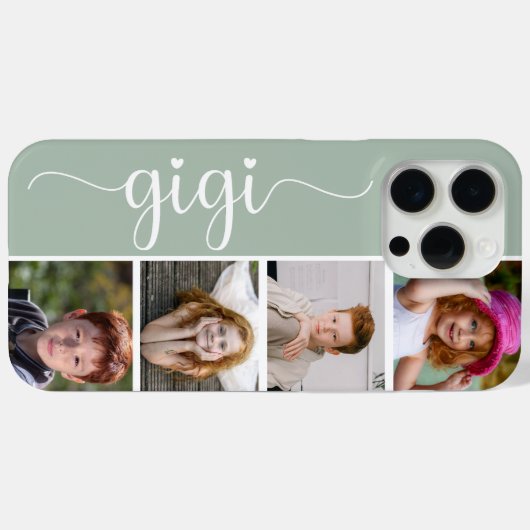 Gigi 4 foto Case-Mate iPhone case (Achterkant (horizontaal))