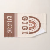 Gigi Boho Rainbow Cute Grandma Gifts Handdoek (Handdoek)