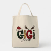Gigi Claus Tote Bag (Achterkant)