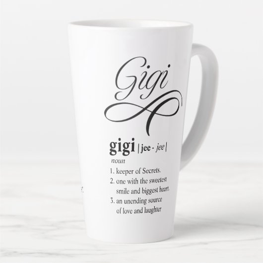 Gigi Definition Latte Mok (Rechterhoek)