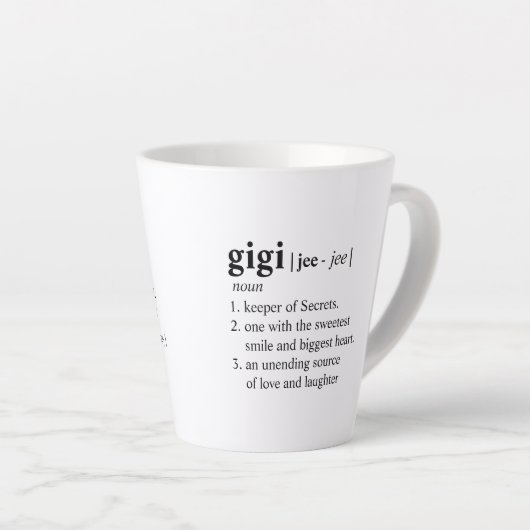 Gigi Definition Latte Mok (Rechterhoek)