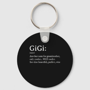 Gigi Definition T Women Gigi Gift Grandma Birthday Sleutelhanger