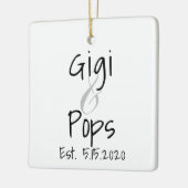 Gigi en Pop First Grandchild Ornament (Links)