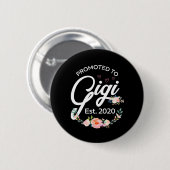Gigi Est 2020 - Eerste grootmoeder Flo Ronde Button 5,7 Cm (Voorkant /achterkant)