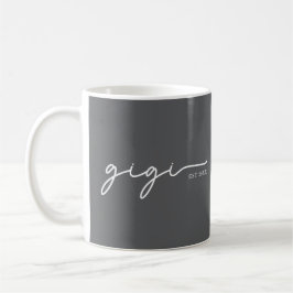 Gigi Est 20XX Mug – Personalized Grandma Gift      Koffiemok
