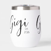 Gigi Établi Script Noir (Avant)