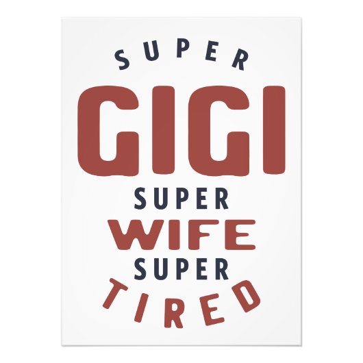 Gigi Foto Afdruk (Voorkant)