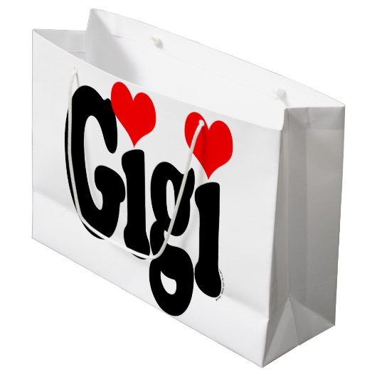 Gigi Gift Bag Large Large Cadeautasje (Voorkant Gekanteld)