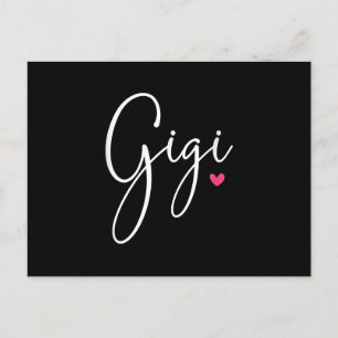 Gigi Gift Women Grandma kerstcadeautjes kleinkinde Uitnodiging Briefkaart