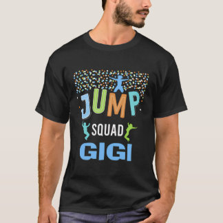 Gigi Jump Squad Verjaardag Jongen Trampoline Jumpe T-shirt