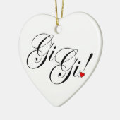 GiGi! Keramisch Ornament (Links)