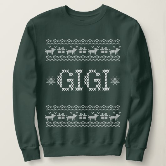 GIGI kerstcadeau Trui (Design voorkant)