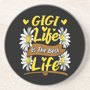 Gigi Life is de beste Moederdag van de Life Cute G Zandsteen Onderzetter
