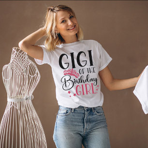 Gigi of the Birthday Girl Squad Custom Matching T-shirt