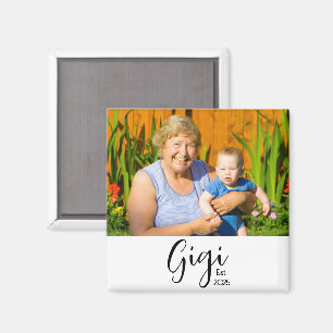 Gigi Opgericht Foto Cadeau Magneet