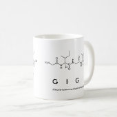 Gigi peptide nom mug (Devant droit)