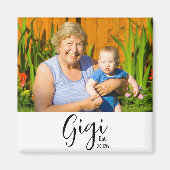 Gigi Photo Cadeau Magnet Established (Devant)